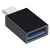 RealPower Magnetic cable 3 Amp,1m,schwarz mit Adaptern
