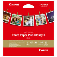 Canon PP-201 13x13 cm 20 Blatt Photo Paper Plus Glossy II...