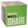 Canon PP-201 13x13 cm Photo Cube Creative Pack White Green 40 Bl.