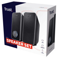 Trust Arys 2.0-Lautsprecherset - 14 Watt (Gesamt) - USB - schwarz