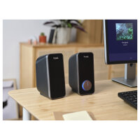 Trust Arys 2.0-Lautsprecherset - 14 Watt (Gesamt) - USB - schwarz
