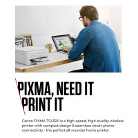 T Canon PIXMA TS4150i 3in1 Tintenstrahl-Multifunktionsdrucker - A4, Drucker, Scanner, Kopierer, USB, WLAN, Duplex