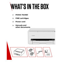 T Canon PIXMA TS4150i 3in1 Tintenstrahl-Multifunktionsdrucker - A4, Drucker, Scanner, Kopierer, USB, WLAN, Duplex