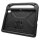 REALPOWER iPAD 10 case 10,9",schwarz aus Schaumstoff