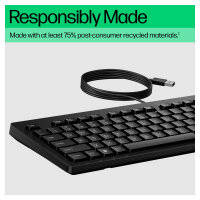 HP 125 G2 USB Wired Keyboard (EU)