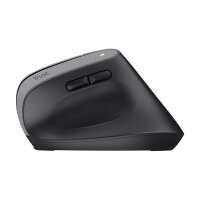 Trust Bayo+ Kabellose Ergonomische Mouse Bluetooth und 2,4G-USB-Mikroempfänger, Auflösung 2.400 dpi