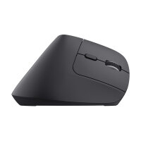 Trust Bayo+ Kabellose Ergonomische Mouse Bluetooth und 2,4G-USB-Mikroempfänger, Auflösung 2.400 dpi