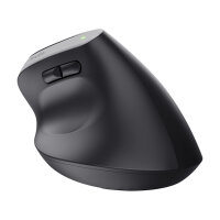 Trust Bayo+ Kabellose Ergonomische Mouse Bluetooth und 2,4G-USB-Mikroempfänger, Auflösung 2.400 dpi