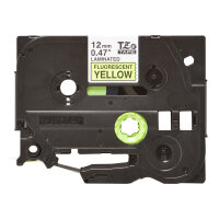 BROTHER P-Touch TZE-C31 schwarz auf neon gelb 12mm