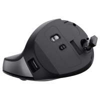 Trust Bayo II ergonomisch - Rechargeable - Rechtshänder - kabellos - schwarz