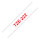 BROTHER P-Touch TZE-222 rot auf weiss 9mm