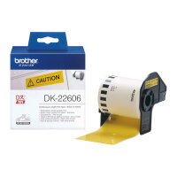 BROTHER P-Touch DK-22606 gelb continue length film 62mm x...