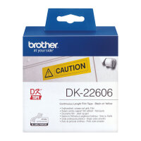 BROTHER P-Touch DK-22606 gelb continue length film 62mm x 15.24m