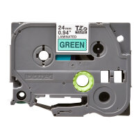 BROTHER P-Touch TZE-751 schwarz auf grun 24mm