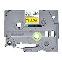 BROTHER P-Touch TZe-631S Schriftbandkassette gelb schwarz...