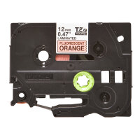 BROTHER P-Touch TZE-B31 schwarz auf neon orange 12mm