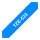 BROTHER P-Touch TZE-535 weiss auf hard blau 12mm