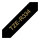 BROTHER P-Touch 12mm black/gold ribbon tape