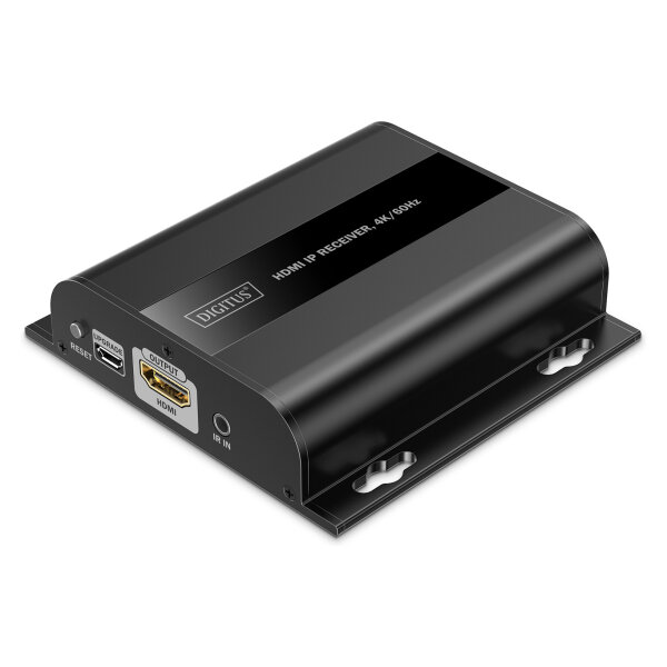 DIGITUS HDMI IP Receiver 4K/60Hz schwarz