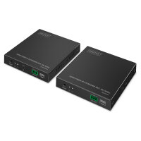 DIGITUS Extender Set HDMI Fiber IP 4K/60Hz schwarz