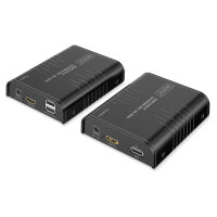 DIGITUS Extender Set HDMI KVM 4K/60Hz schwarz