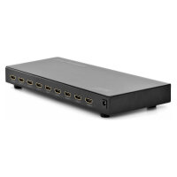 DIGITUS Splitter HDMI 1x8 225MHz 3D schwarz