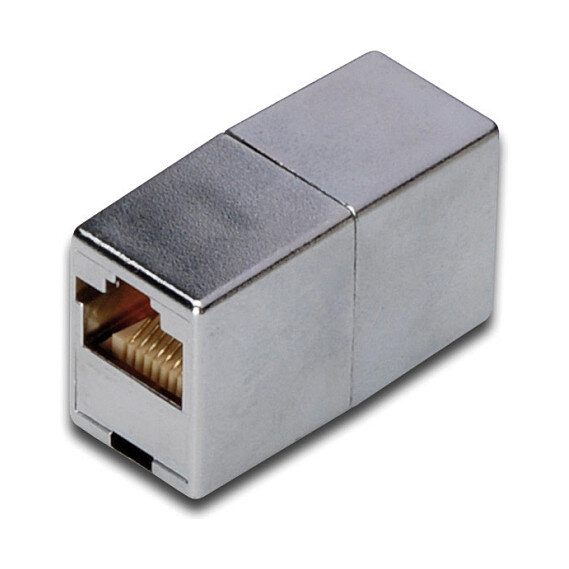 DIGITUS RJ45 Kupplung Cat5e RJ45 -> RJ45 geschirmt metallisi