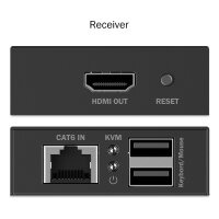DIGITUS HDMI KVM Extender 4K/30Hz schwarz