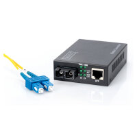 DIGITUS Medienkonverter Fast Ethernet RJ45/SC Singlemode