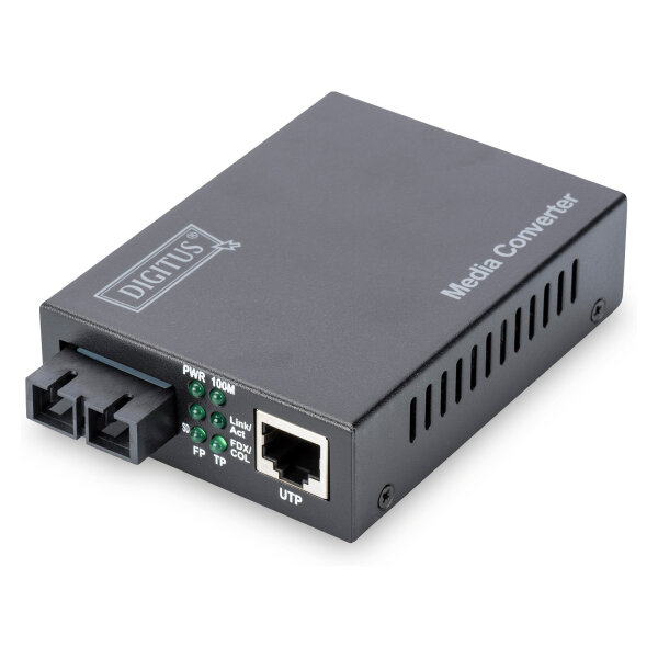 DIGITUS Medienkonverter Fast Ethernet RJ45/SC Multimode