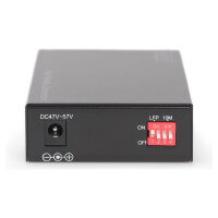 DIGITUS Konverter Gigabit PoE Singlem.Media RJ45/SC SM PSE