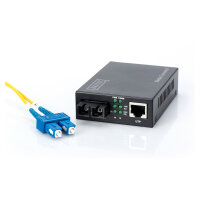 DIGITUS Medienkonverter Gigabit RJ45/SC Singelmode