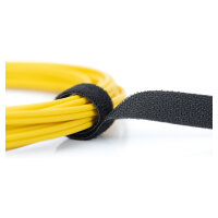 DIGITUS Klettbandrolle 10x15x2,6mm schwarz