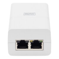 DIGITUS Gigabit Ethernet PoE Injektor 802.3at 30W weiß