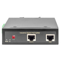 DIGITUS Splitter Industriell Gigabit 95W PoE++ 802.3bt