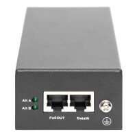 DIGITUS PoE++ Injektor Gigabit Ethernet 802.3bt 85W bis 100m