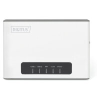 DIGITUS 2-Port USB2.0 Wireless Multif. Netw.Server,300Mbps