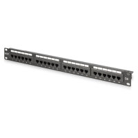 DIGITUS Patchpanel 1U 24-Port LSA Cat6 8P8C ungeschirmt