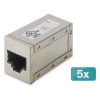 DIGITUS modulare Kupplung, CAT 6, geschirmt - 5 Stk.