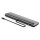Docking USB-C->HDMI,DP,USBA,USBC,RJ45,PD silber