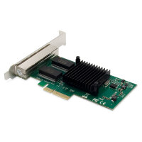 DIGITUS Netzwerkkarte PCI-e 4Port RJ45 Gigabit Intel I350