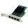 DIGITUS Netzwerkkarte PCI-e 4Port RJ45 Gigabit Intel I350