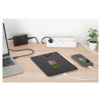 DIGITUS Steckdosenleiste 2x + 2USB 1,5m 12W 30W weiß