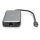 Docking USB-C->HDMI,USB3.2,RJ45,SD,MicroSD,PD Alu si