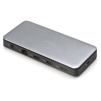 Docking USB-C->HDMI,DP,USBA,USBC,RJ45,DC,Audio silbe