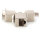 DIGITUS Keystone Jack Cat6A/RJ45->LSA geschirmt 500MHz 48St