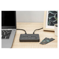 DIGITUS USB M.2 NVMe Klonstation, SSD, USB3.1 Typ-C