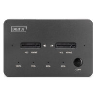 DIGITUS USB M.2 NVMe Klonstation, SSD, USB3.1 Typ-C