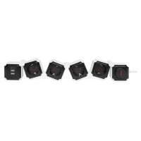 DIGITUS Steckdosenleiste 4x + 2USB, Schalter, Flexibel 1,6m