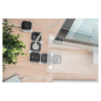 DIGITUS Steckdosenleiste 4x + 2USB, Schalter, Flexibel 1,6m